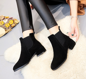 Rosanna Kildare | Black Suede Chelsea Ankle Boots For Women