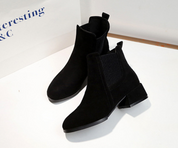 Rosanna Kildare | Black Suede Chelsea Ankle Boots For Women