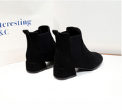 Rosanna Kildare | Black Suede Chelsea Ankle Boots For Women