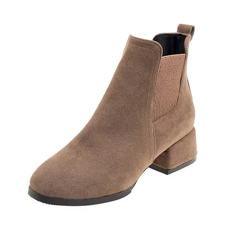 Rosanna Kildare | Black Suede Chelsea Ankle Boots For Women