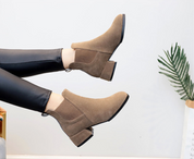 Rosanna Kildare | Black Suede Chelsea Ankle Boots For Women