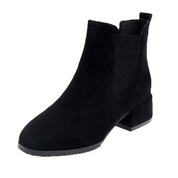 Rosanna Kildare | Black Suede Chelsea Ankle Boots For Women