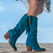 Dakota Merriweather | Fringe Cowboy Knee-High Boots For Women