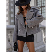 Marguerite Devonshire | Cropped Wool-Blend Blazer For Women