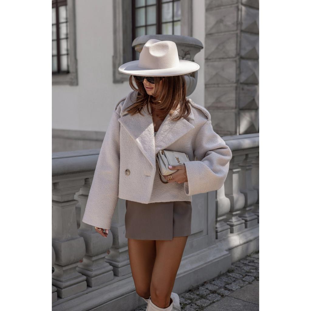 Marguerite Devonshire | Cropped Wool-Blend Blazer For Women