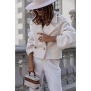 Marguerite Devonshire | Cropped Wool-Blend Blazer For Women