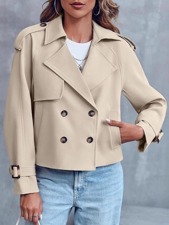 Mirande Holloway | Cropped Trench Coat For Women