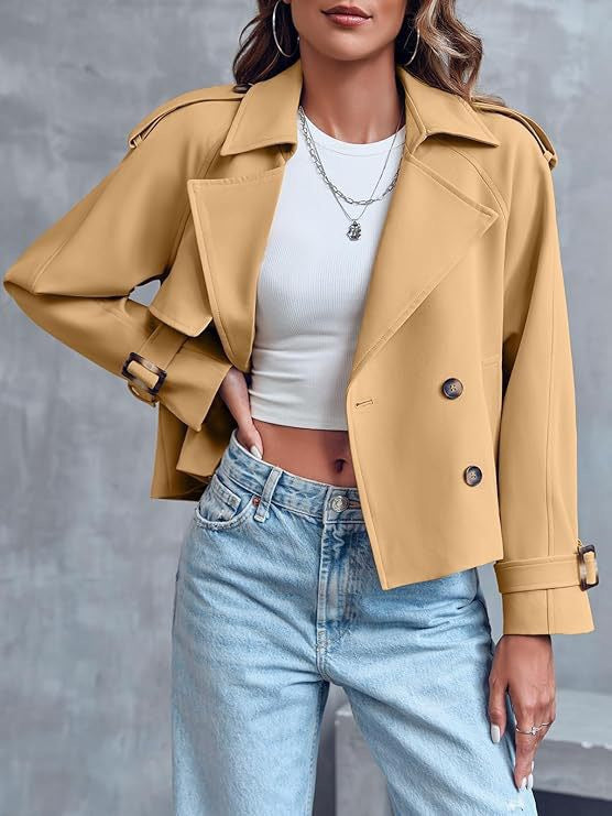 Mirande Holloway | Cropped Trench Coat For Women