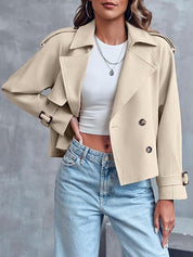 Mirande Holloway | Cropped Trench Coat For Women