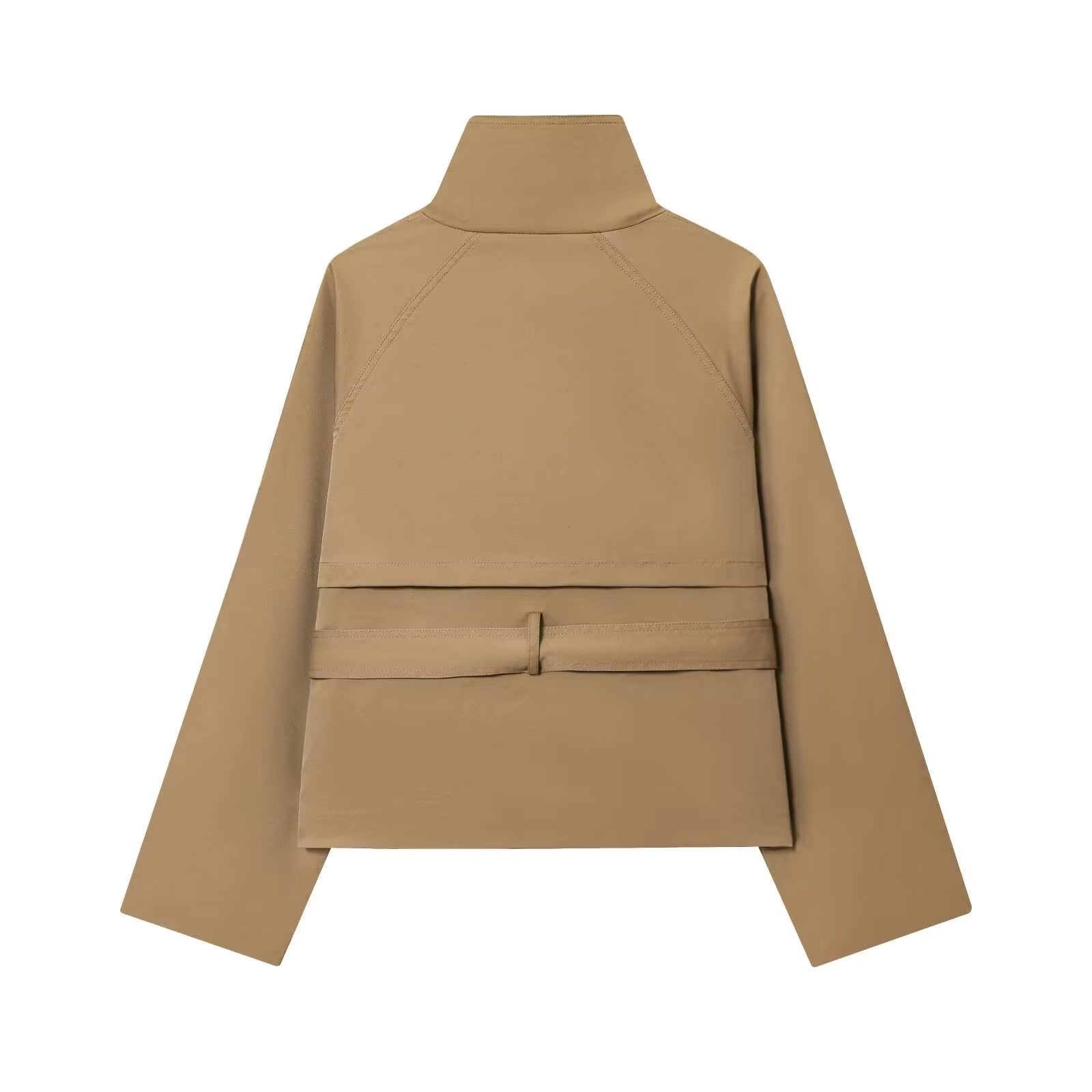 Womens-Cropped-Trench-Coat-with-Stand-Collar-Tie-Belt-Short-6.jpg