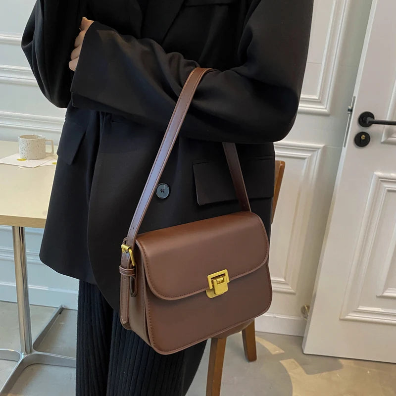 Rosalind Fenwick | Small Faux Leather Crossbody Bag For Women