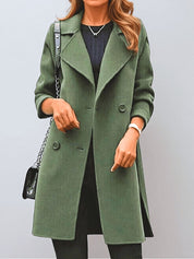 Verena Colthurst | Longline Double-Breasted Overcoat For Women