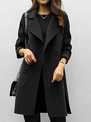 Verena Colthurst | Longline Double-Breasted Overcoat For Women