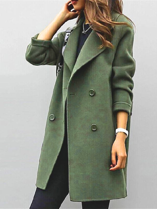 Verena Colthurst | Longline Double-Breasted Overcoat For Women