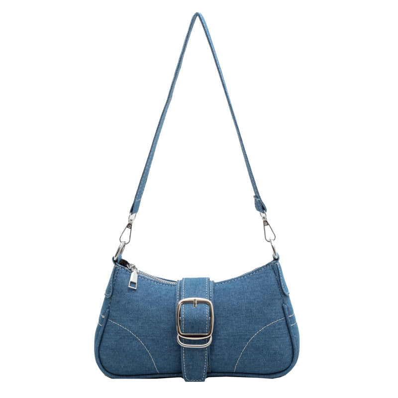 Corinna Ashwell | Denim Chain Shoulder Bag For Women