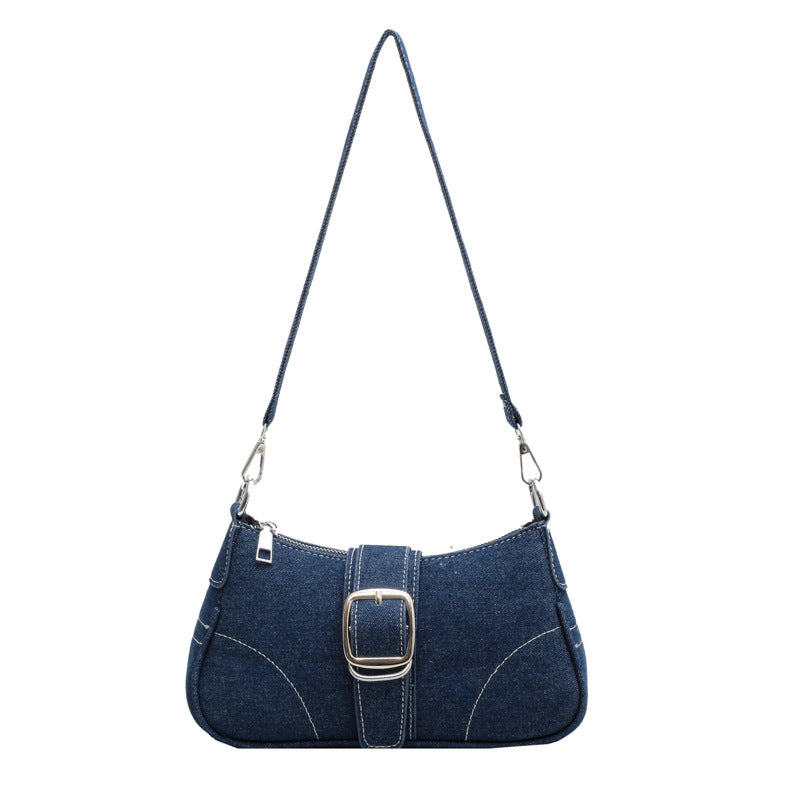 Corinna Ashwell | Denim Chain Shoulder Bag For Women