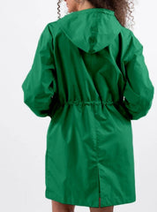Celeste Rainford | Long Hooded Rain Jacket For Women