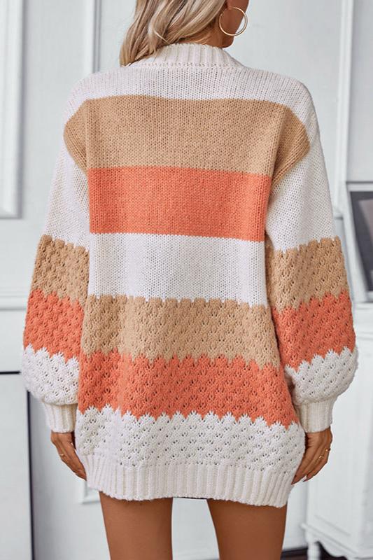 Harriet Dunleigh | Colour Block Knit Cardigan For Women