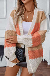 Harriet Dunleigh | Colour Block Knit Cardigan For Women