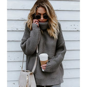 Harriet Coldwell | Chunky Turtleneck Knit Sweater For Women