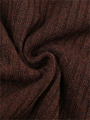 Natasha Elmwood | Ribbed Knit Button-Front Long Sleeve Top For Women