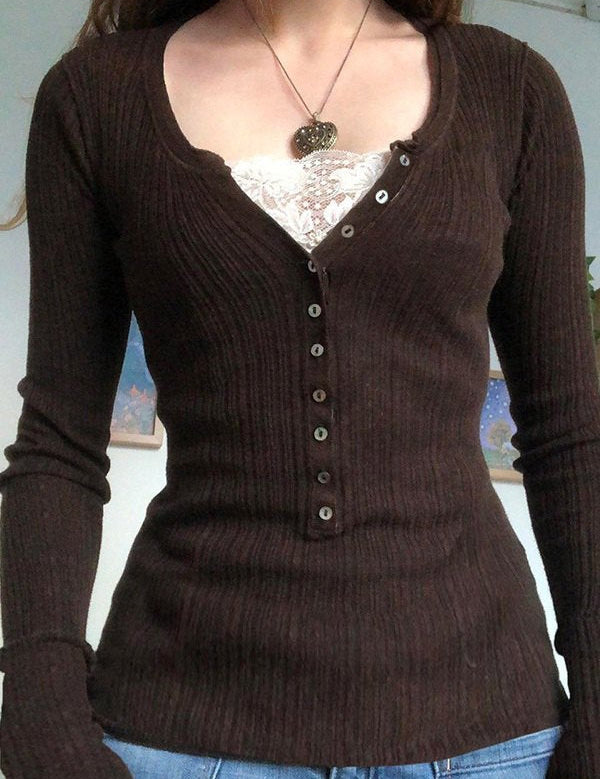 Womens-Long-Sleeve-Top-with-Ribbed-Knit-Button-Front-V-Neck.jpg