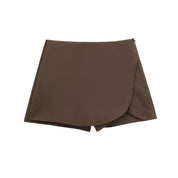 Elara Voss | High Waist Asymmetric Mini Skirt For Women