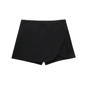 Elara Voss | High Waist Asymmetric Mini Skirt For Women