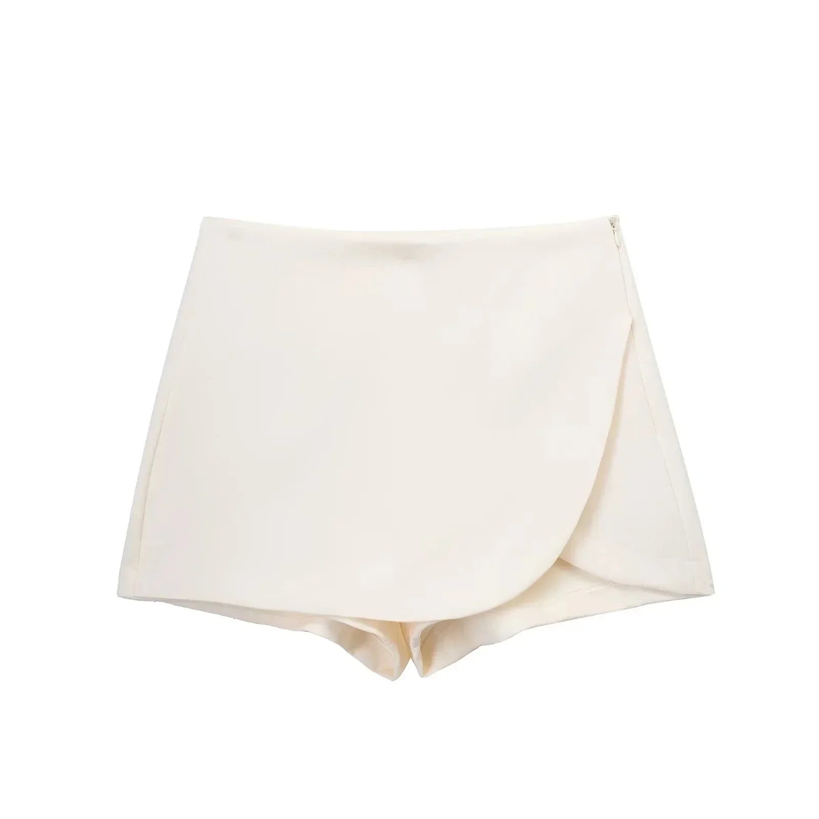 Elara Voss | High Waist Asymmetric Mini Skirt For Women