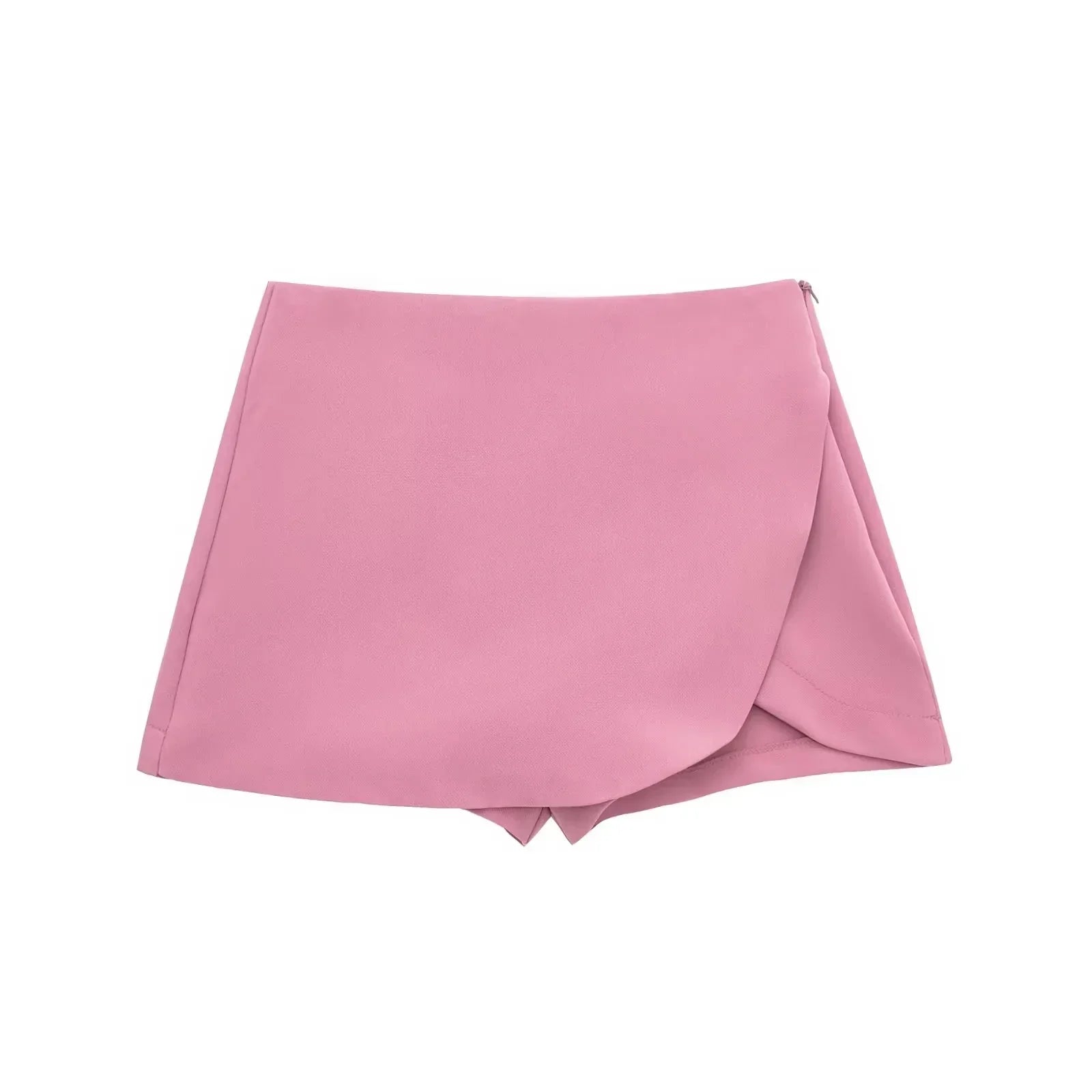 Elara Voss | High Waist Asymmetric Mini Skirt For Women
