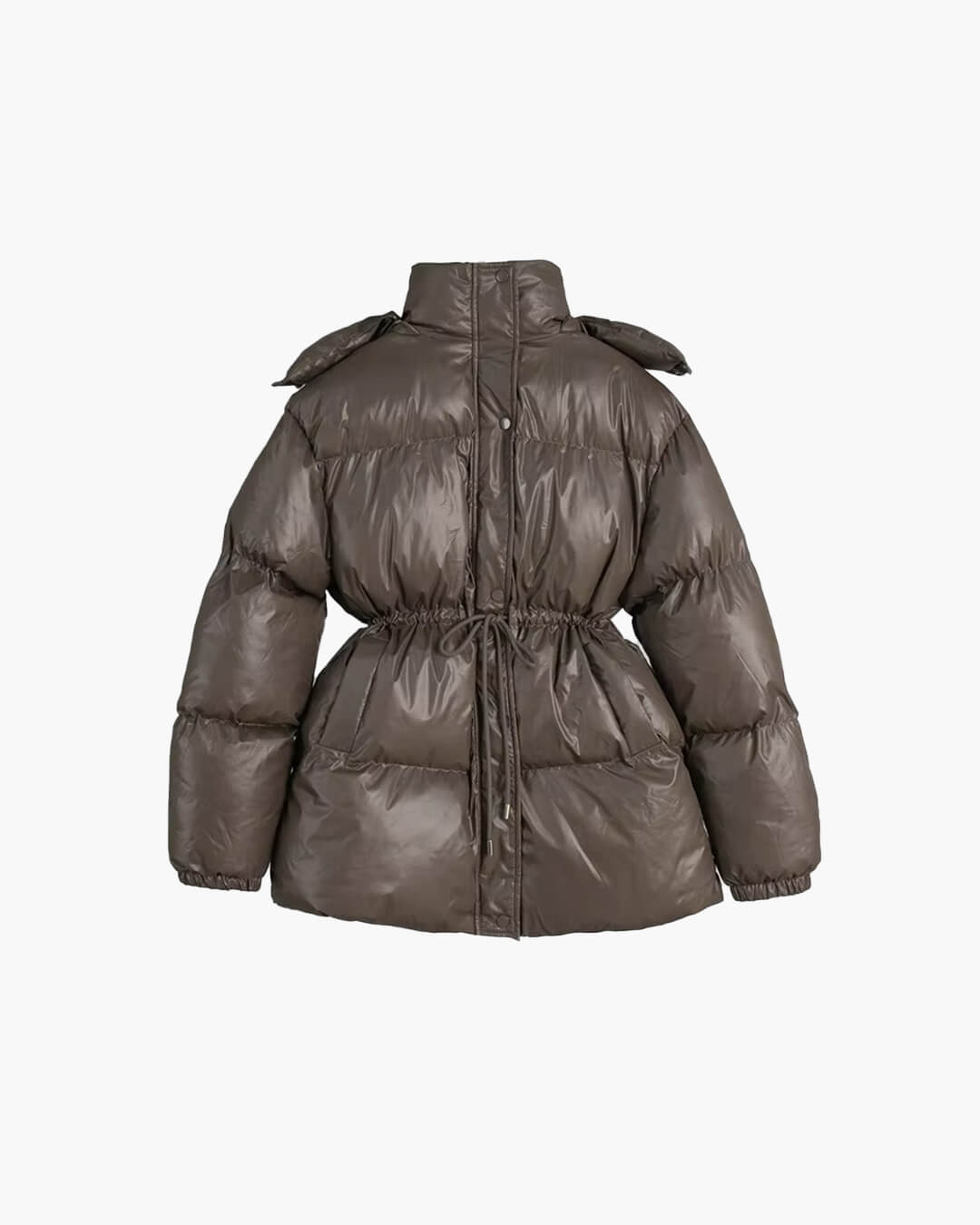 Harriet Elmsworth | Belted Puffer Jacket with Hood For Women