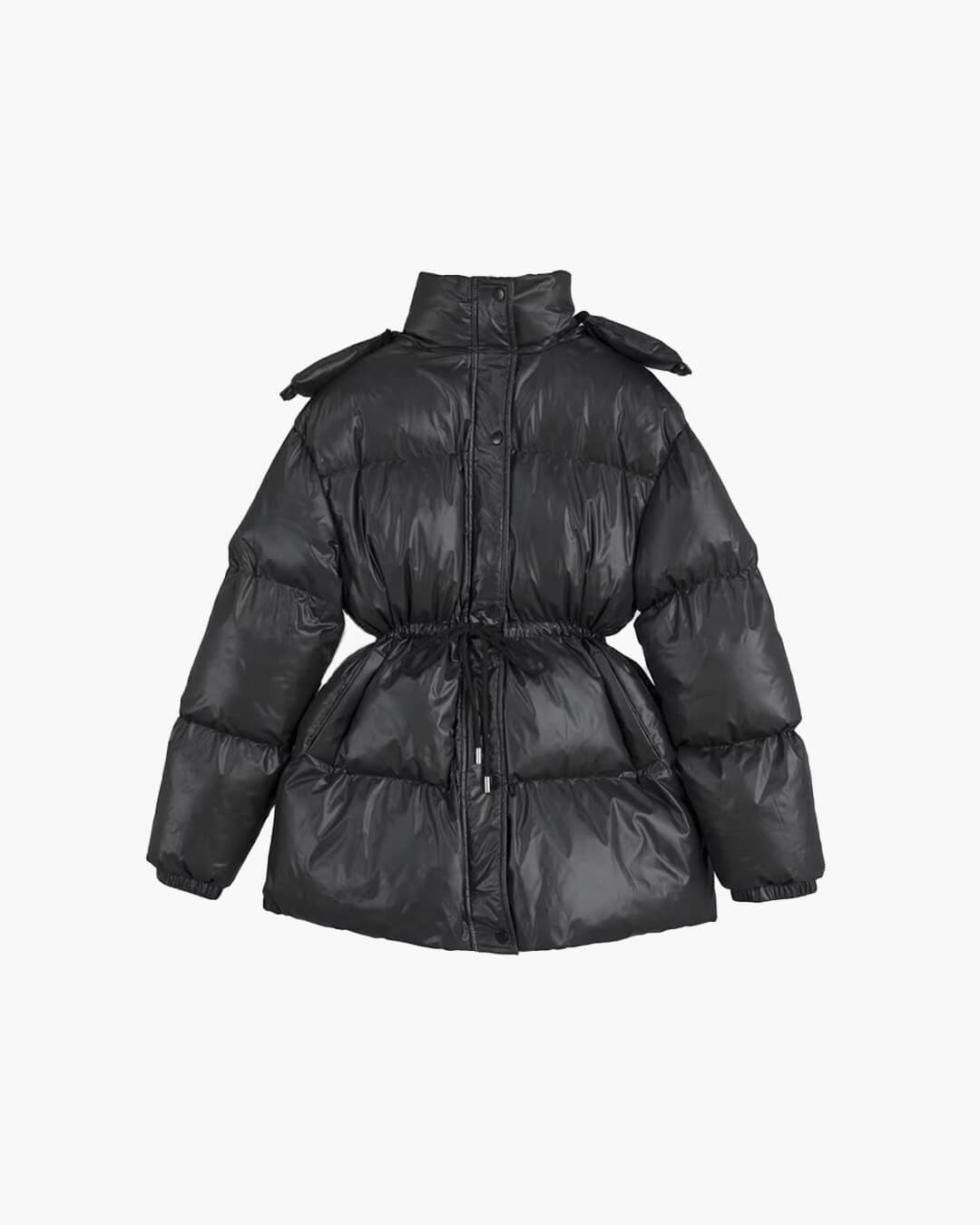 Harriet Elmsworth | Belted Puffer Jacket with Hood For Women