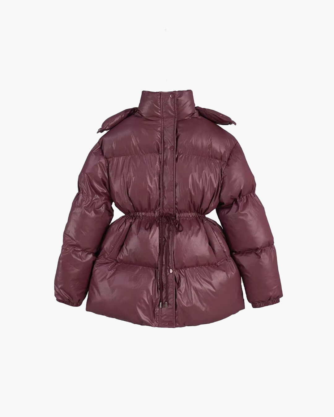 Harriet Elmsworth | Belted Puffer Jacket with Hood For Women
