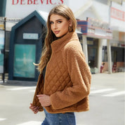 Eleanora Ashby | Quilted Teddy Fleece Jacket For Women