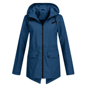 Harriet Collingbourne | Hooded Waterproof Rain Jacket For Women