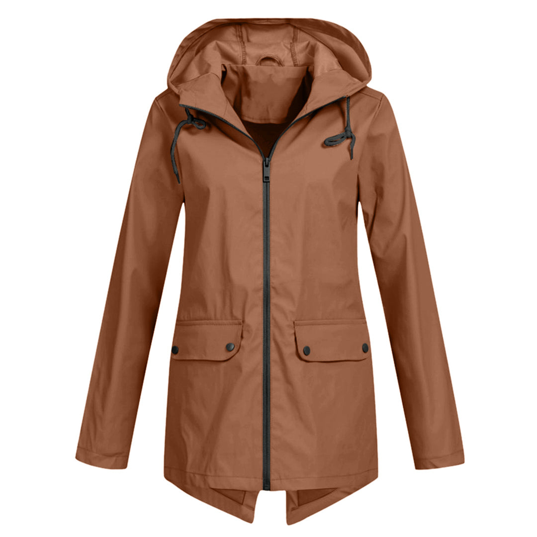 Harriet Collingbourne | Hooded Waterproof Rain Jacket For Women