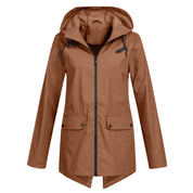 Harriet Collingbourne | Hooded Waterproof Rain Jacket For Women