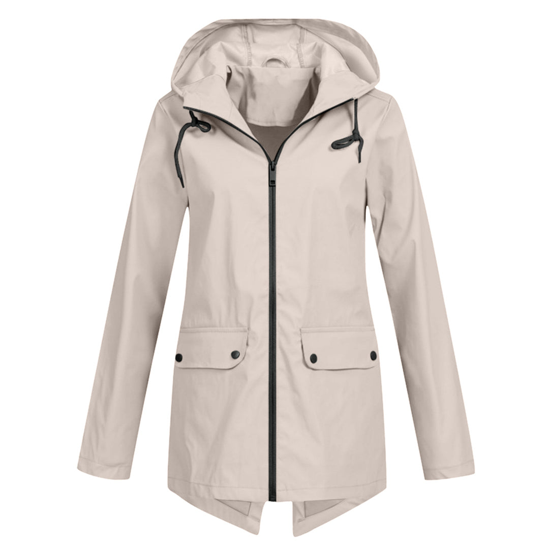 Harriet Collingbourne | Hooded Waterproof Rain Jacket For Women