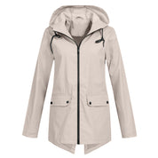 Harriet Collingbourne | Hooded Waterproof Rain Jacket For Women