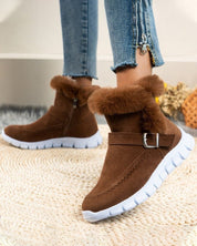 Margot Elsinore | Fur-Lined Winter Ankle Boots For Women