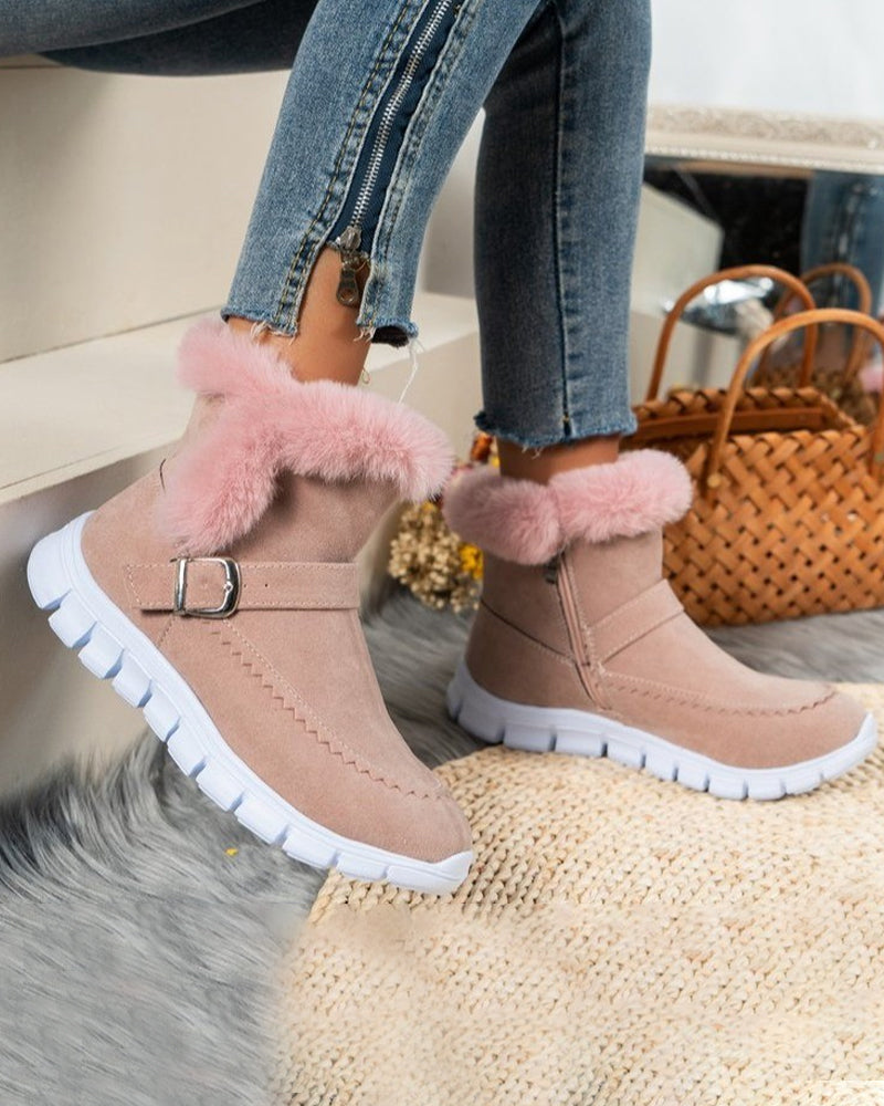 Margot Elsinore | Fur-Lined Winter Ankle Boots For Women