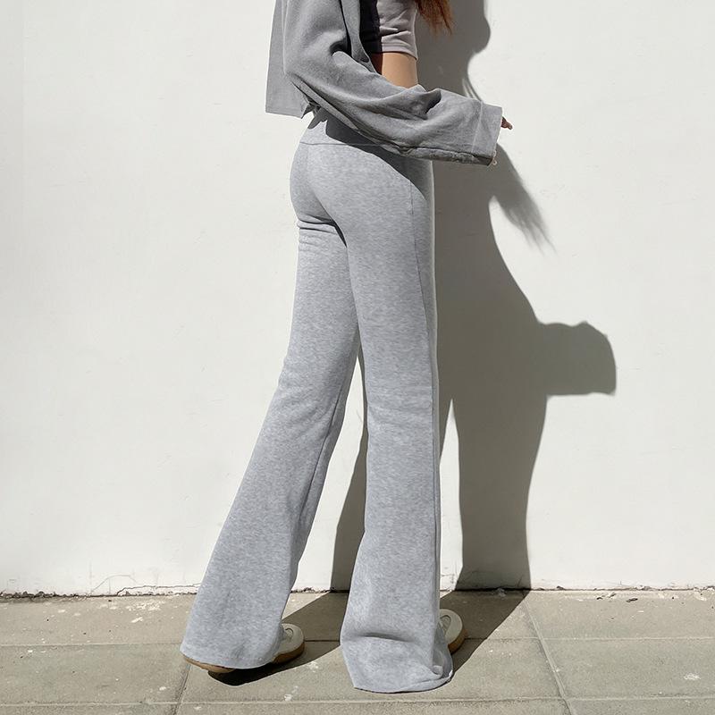 Portia Wyndham | Flare Leg Sweatpants Low Rise For Women