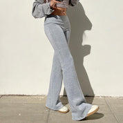 Portia Wyndham | Flare Leg Sweatpants Low Rise For Women