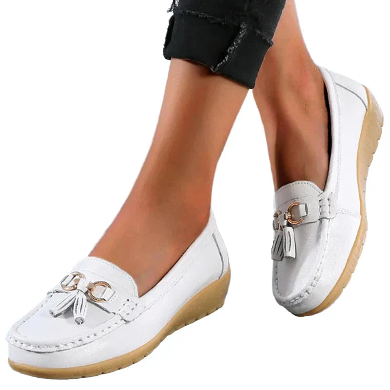 Harriet Collingdale | Classic Tassel Loafer Flat For Women