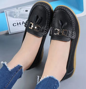 Harriet Collingdale | Classic Tassel Loafer Flat For Women