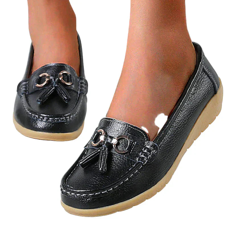 Harriet Collingdale | Classic Tassel Loafer Flat For Women