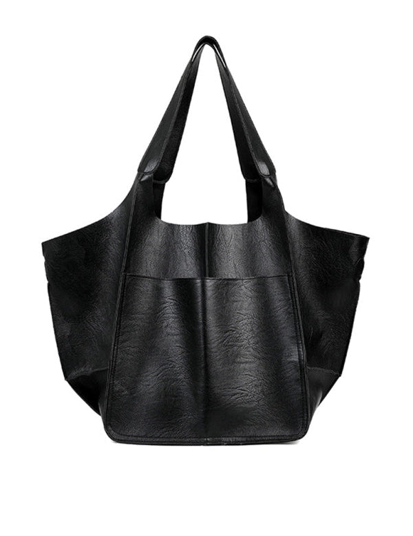 Nadette Fairholm | XXL Oversized Faux Leather Tote Bag For Women