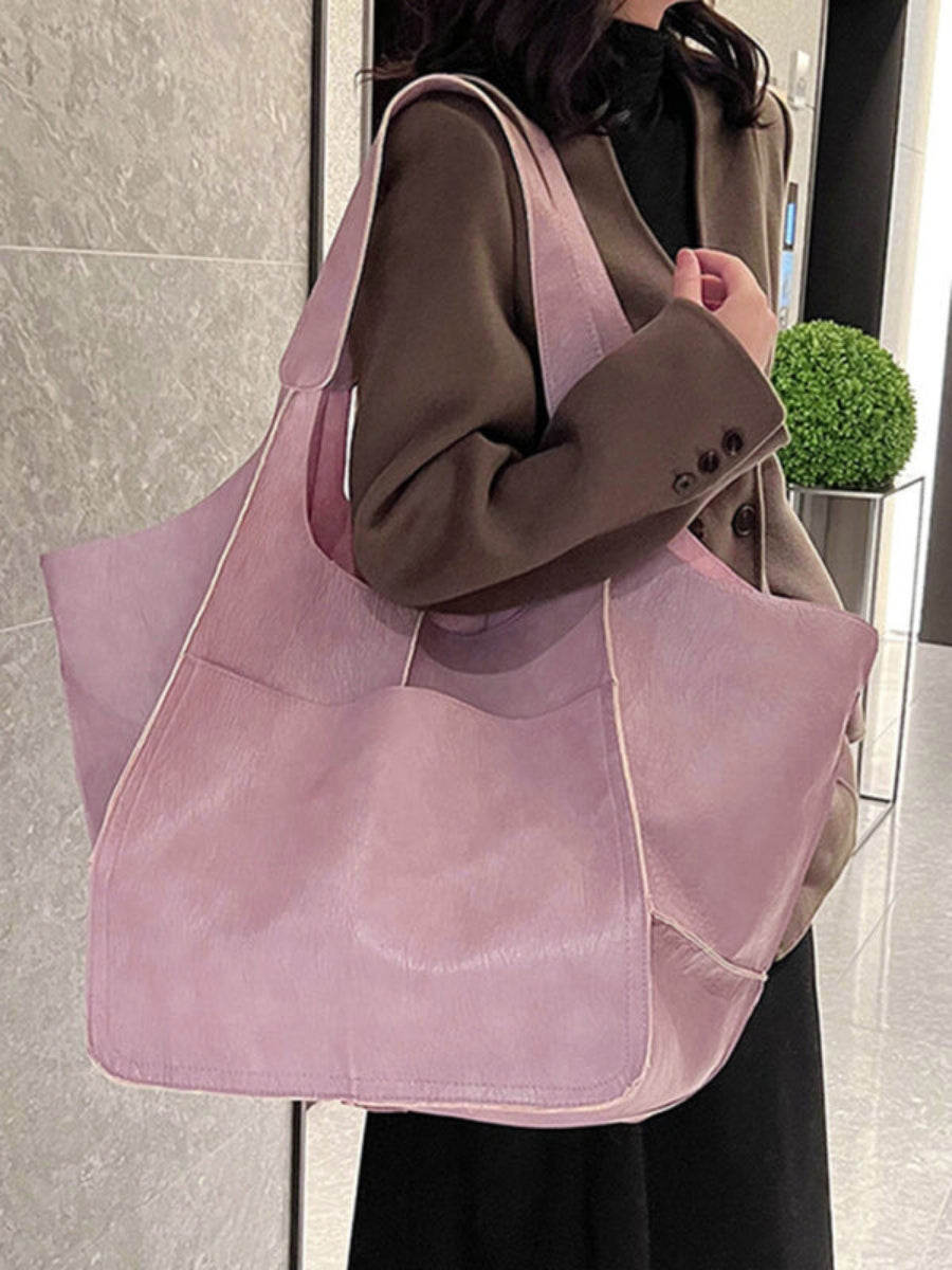Nadette Fairholm | XXL Oversized Faux Leather Tote Bag For Women