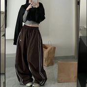 Penelope Stroud | Wide Leg Trackpants with Side Stripes For Women