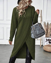Elaine Sorbourne | Long Sleeve Knit Midi Sweater Dress For Women